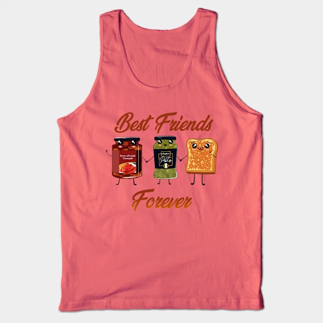 Best Friends Forever - Foodlover Tank Top by Polomaker